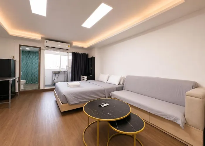1br Near Bts Queen & Single Bed Center Apartamento Banguecoque
